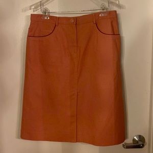 Marc Jacobs new without tags cotton orange coral skirt size 10